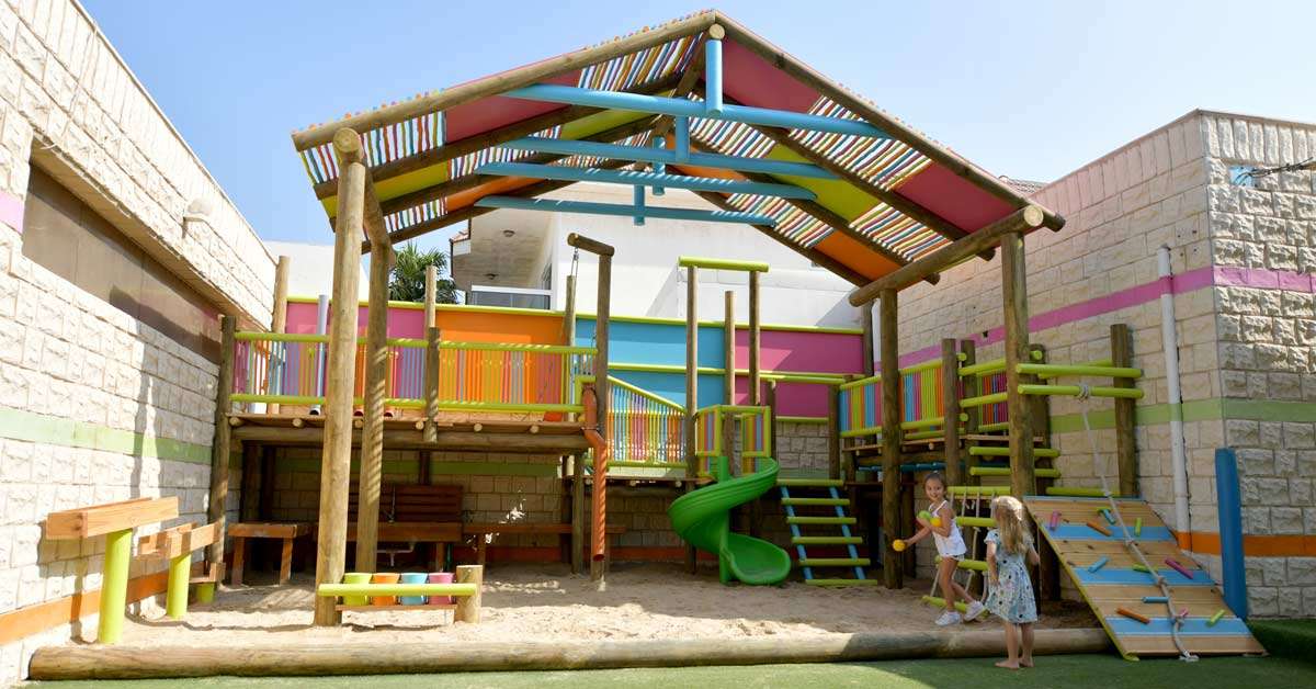 Colourful and fun custom-made play area for kids