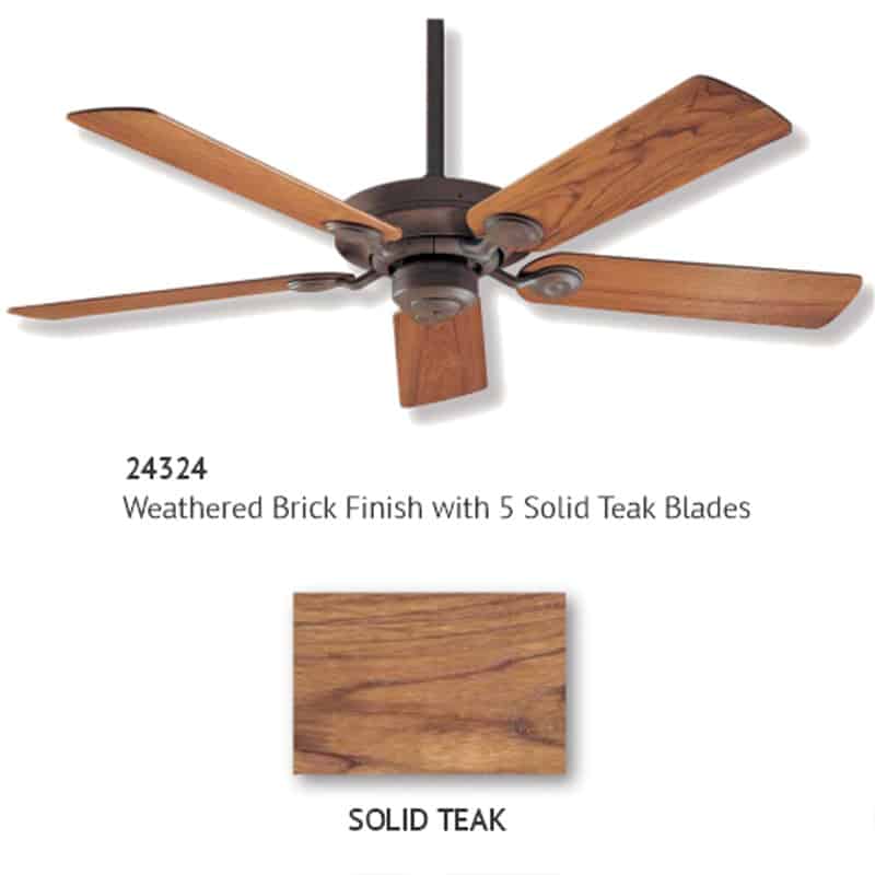 Ventilador de ladrillo envejecido- Elementos Hunter para exteriores